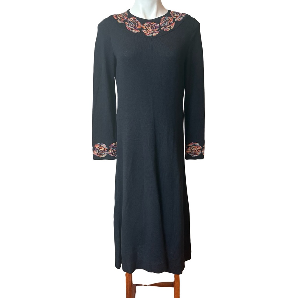 Vintage 60’s Goldworm Union Made Midi/Maxi Knit Dress, Sz M